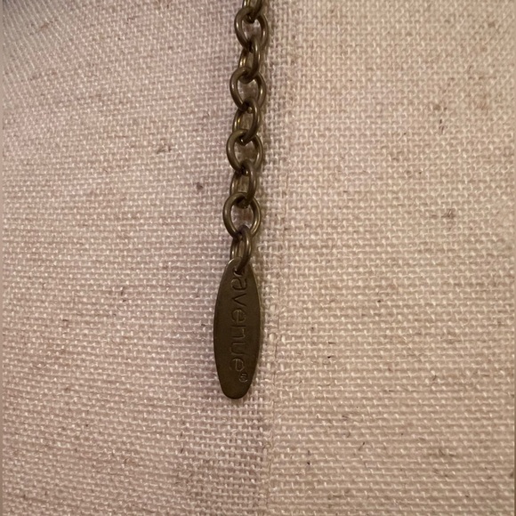 Avenue Blue and Gold Layered Seed Bead Necklace EUC - Picture 5 of 7